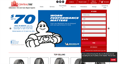 Desktop Screenshot of centraltire.ca
